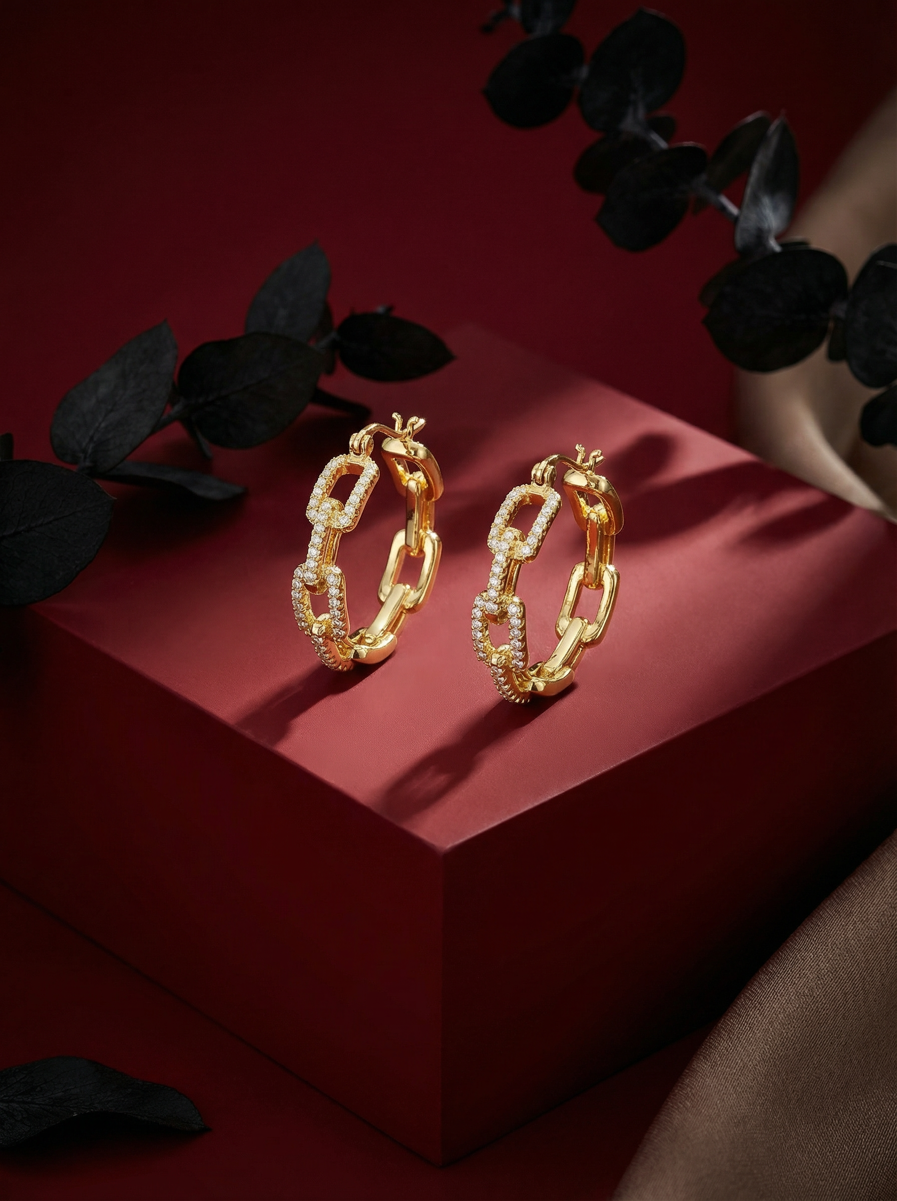 Grand Pave Statement Earrings