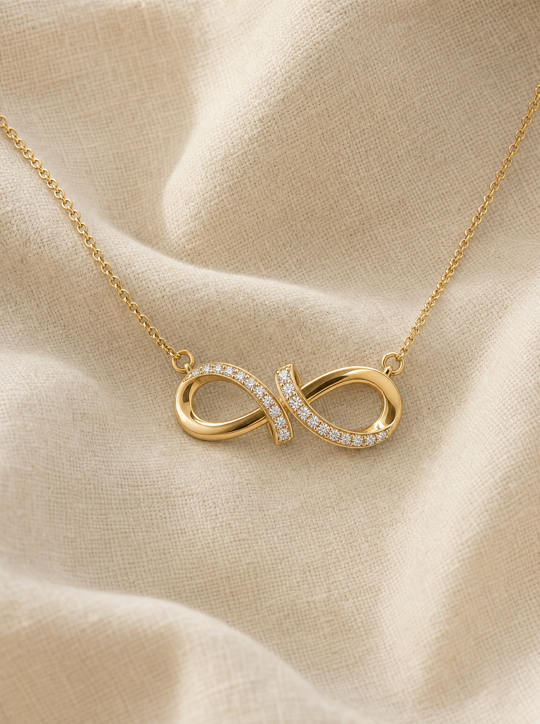 Modern Pave Bar Necklace
