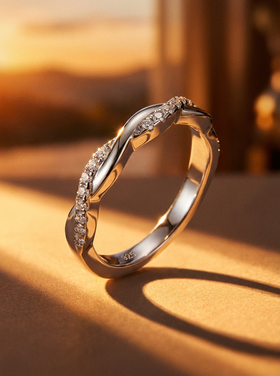 Radiant Diamond Statement Ring