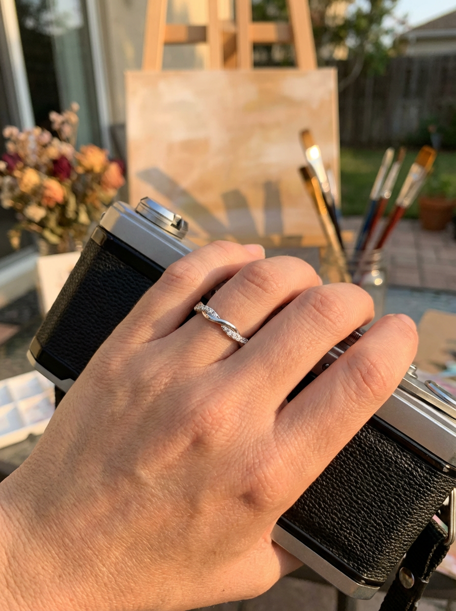 Radiant Diamond Statement Ring
