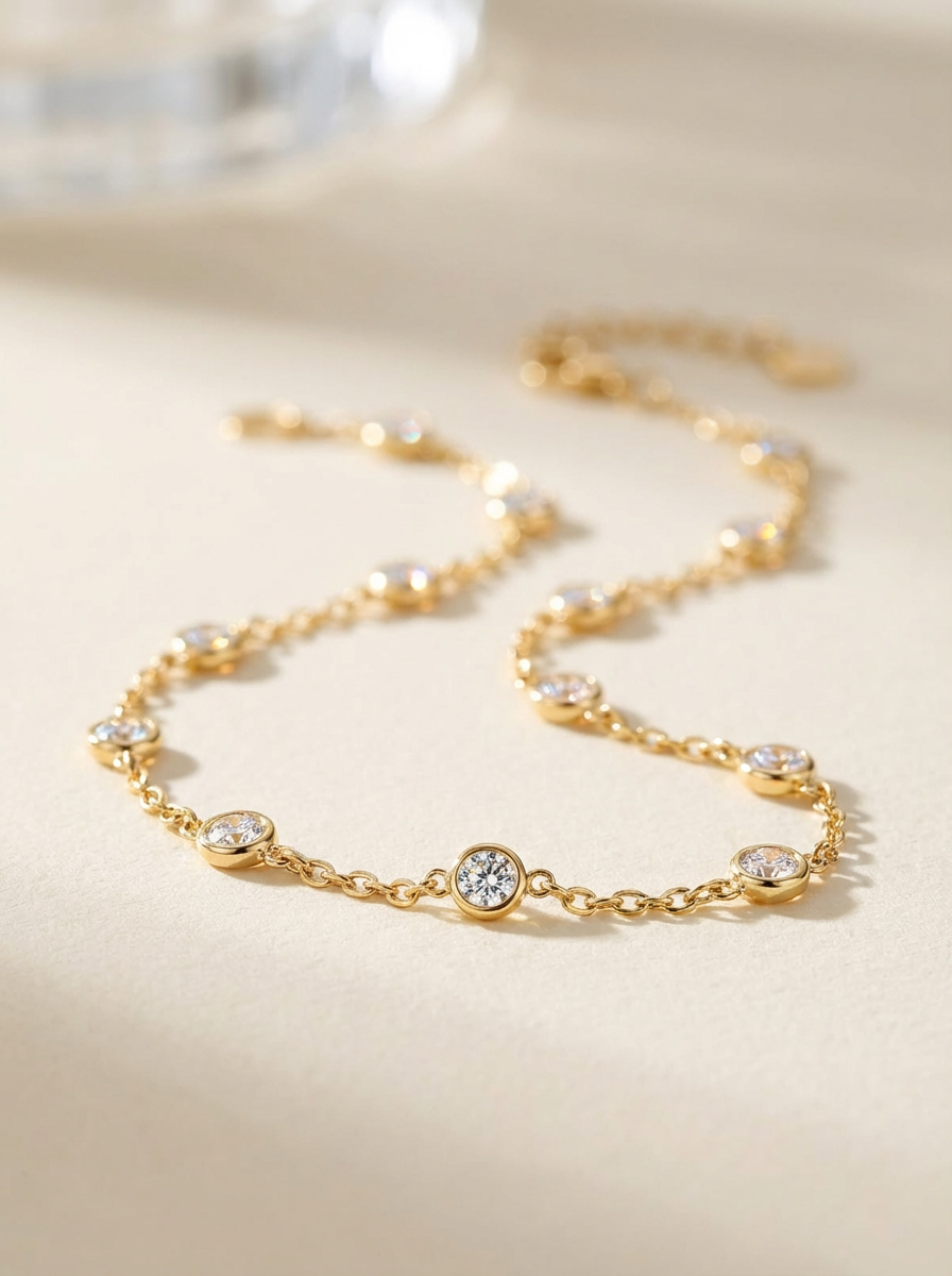 Daily Diamond Station Bracelet