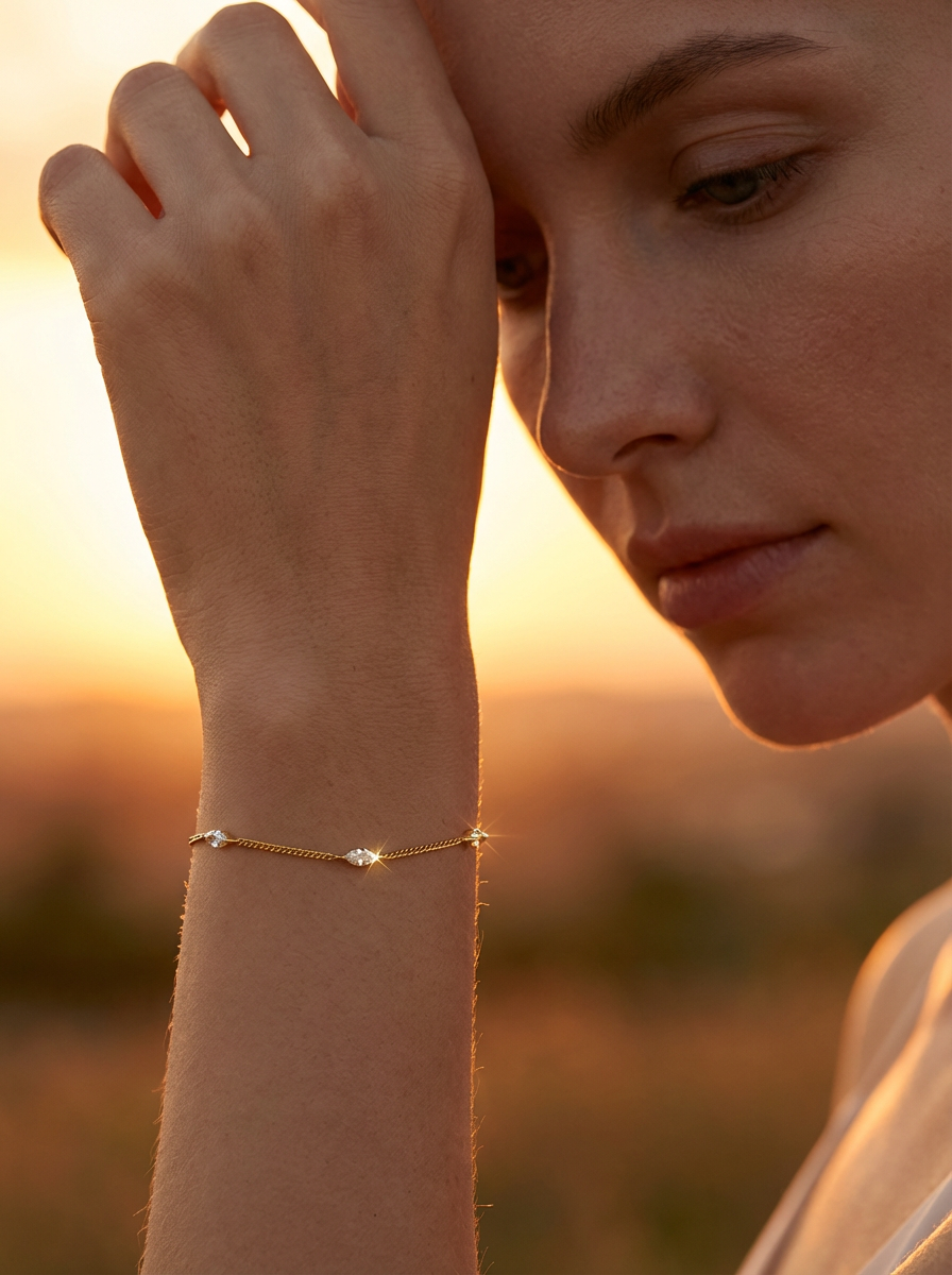 Essential Gemstone Chain Bracelet