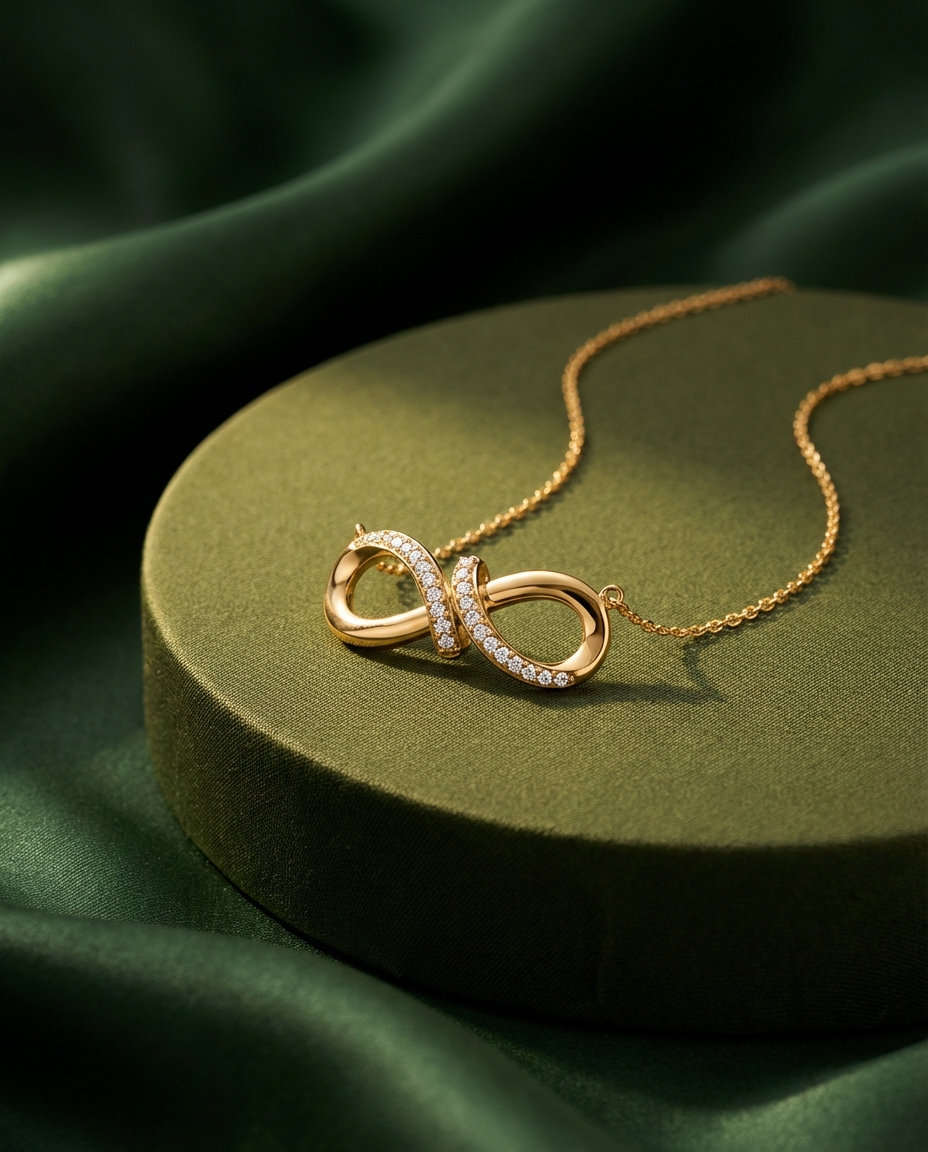 Modern Pave Bar Necklace