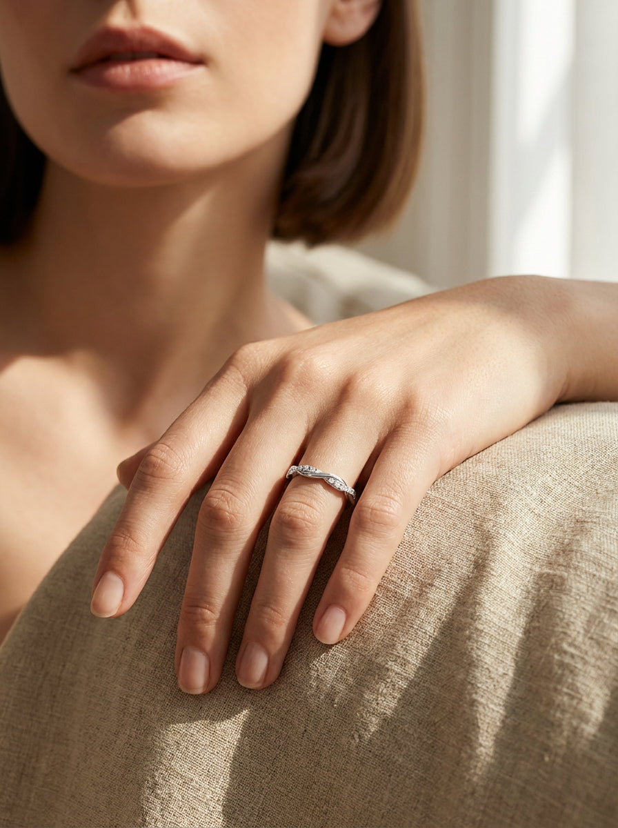 Radiant Diamond Statement Ring