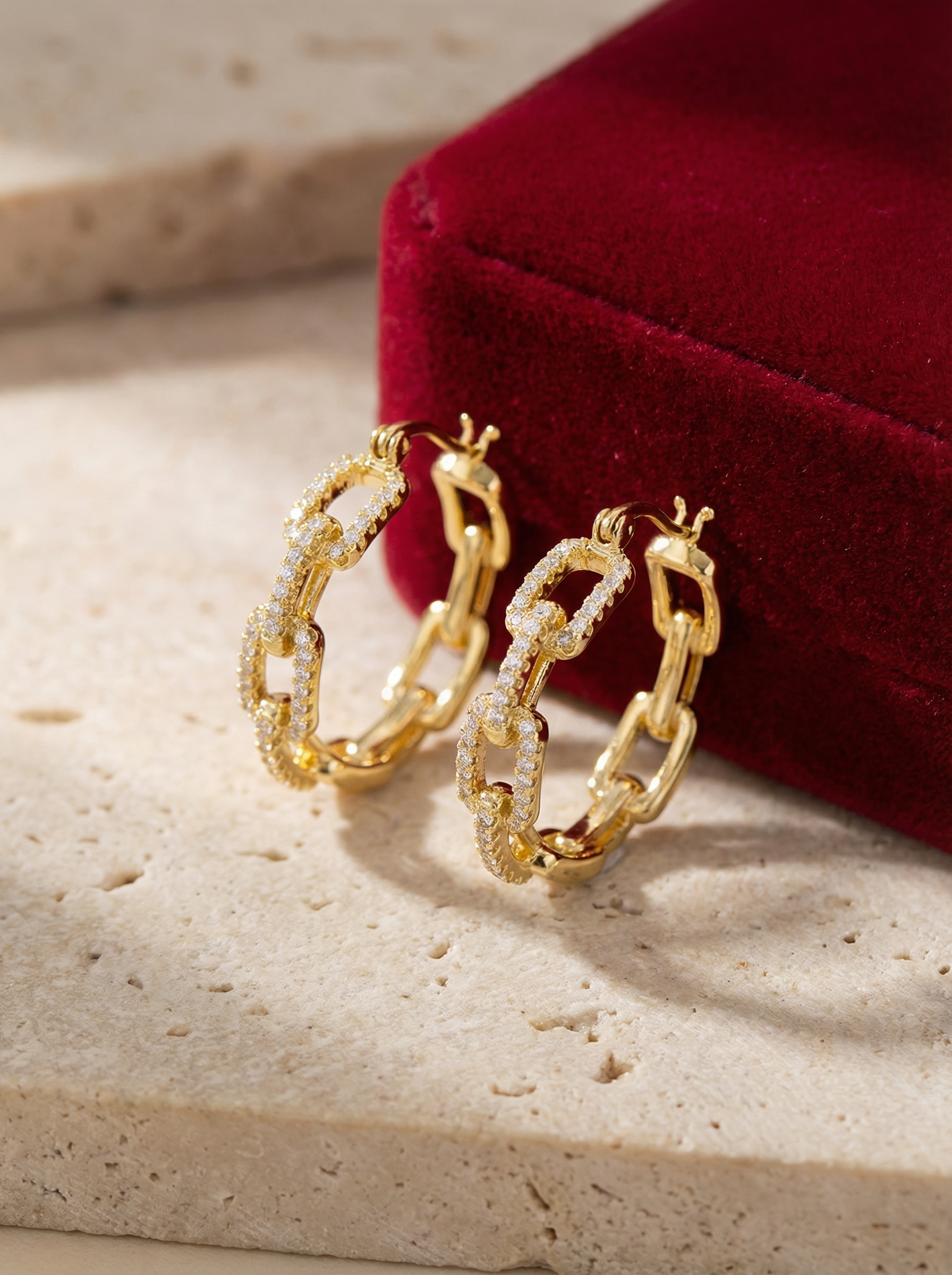 Grand Pave Statement Earrings