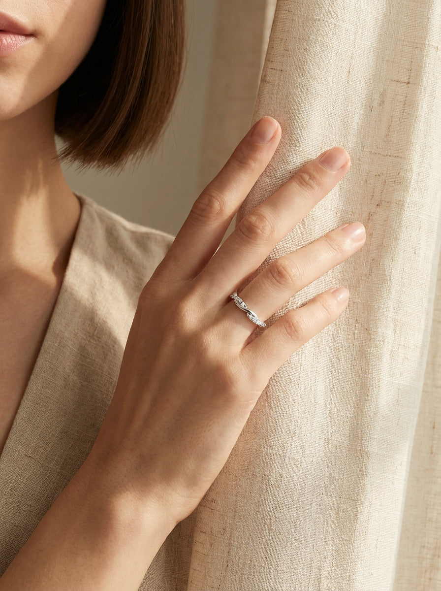 Radiant Diamond Statement Ring