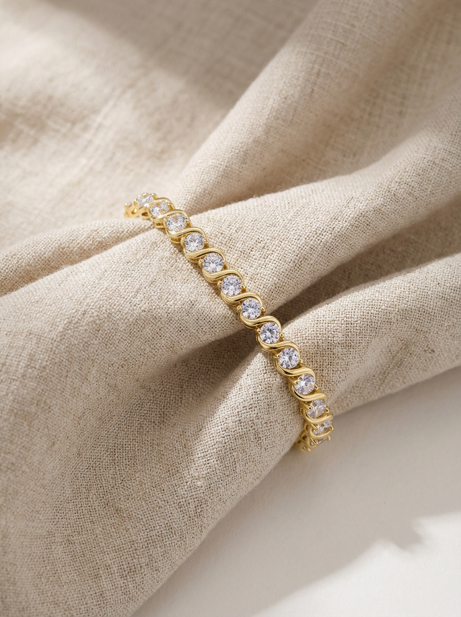 Luxe Diamond Design Bracelet