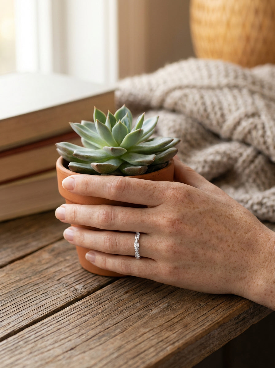 Radiant Diamond Statement Ring