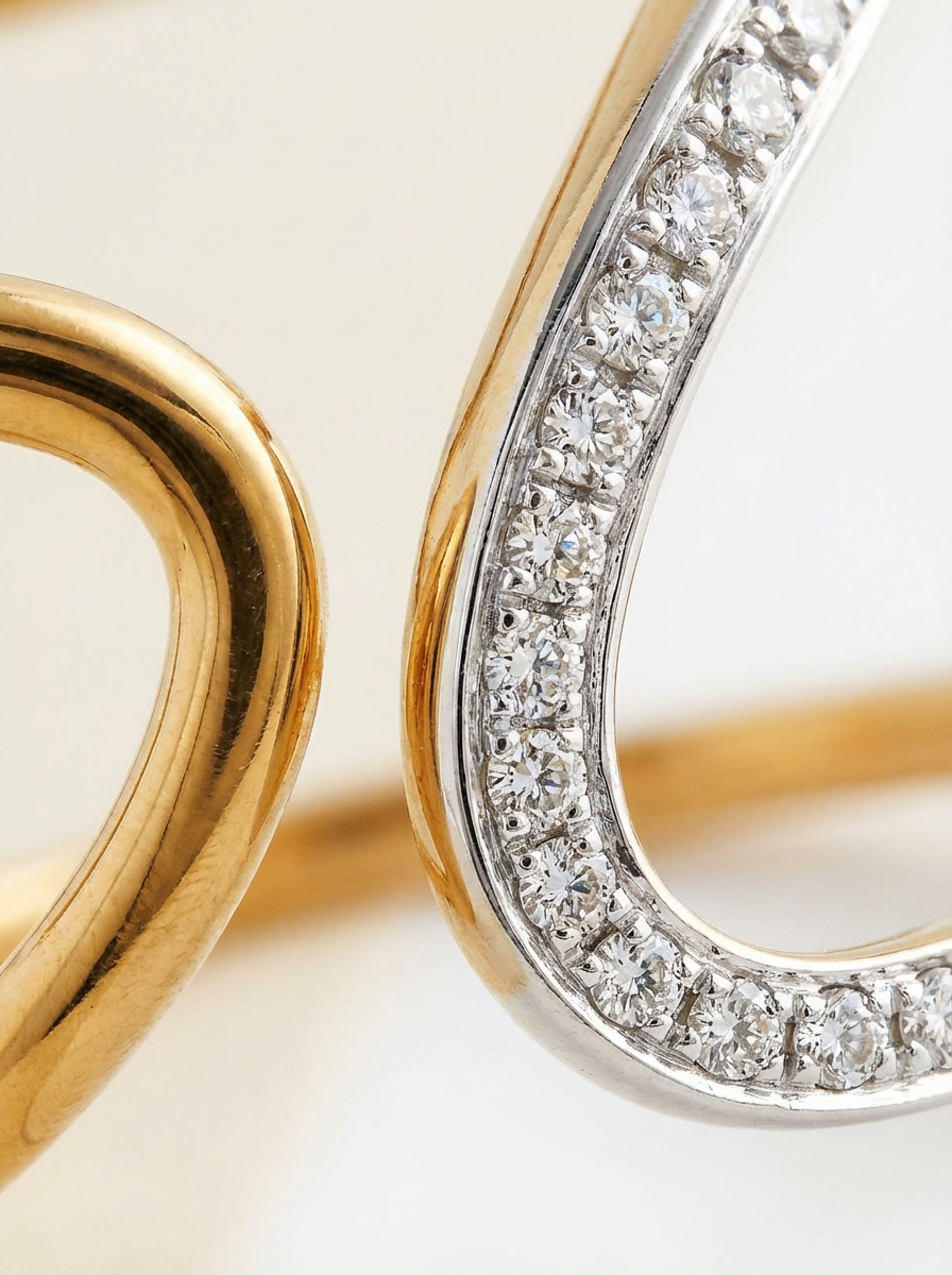 Shimmer Gemstone Stacking Ring
