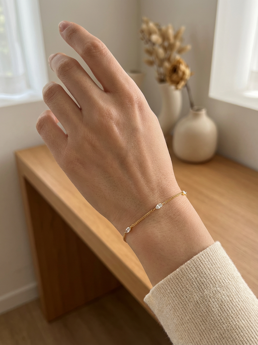 Essential Diamond Chain Bracelet