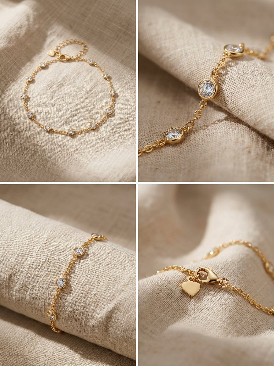 Daily Diamond Station Bracelet