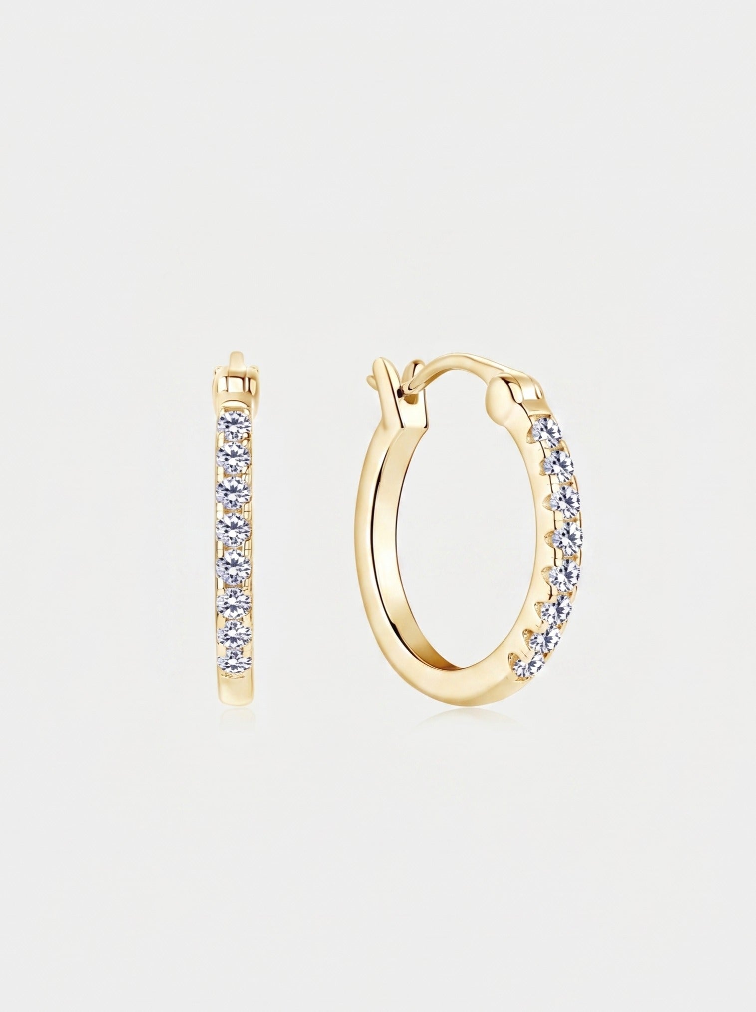 Luminous Diamond Drop Earrings