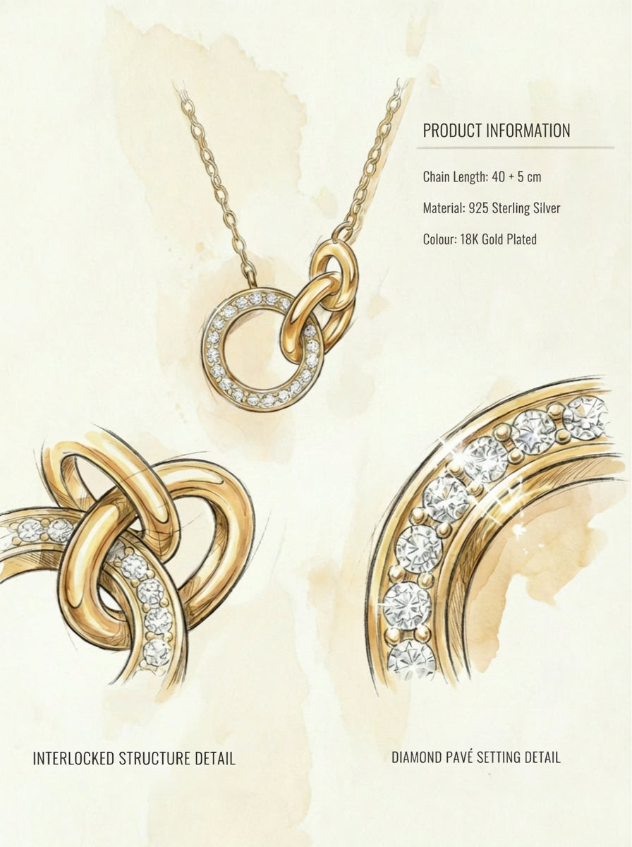 Minimal Gemstone Pendant Necklace