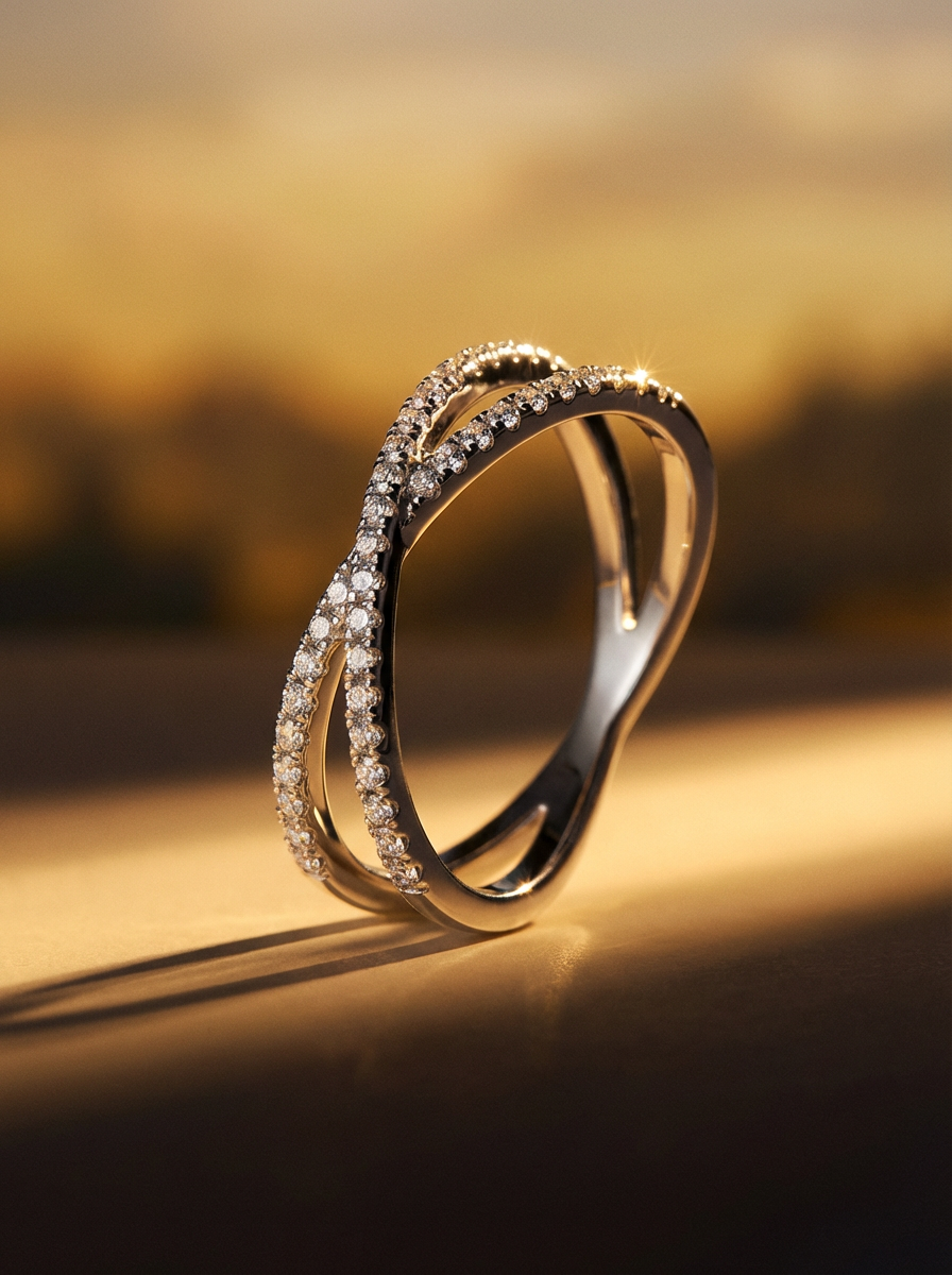 Classic Moissanite Solitaire Ring