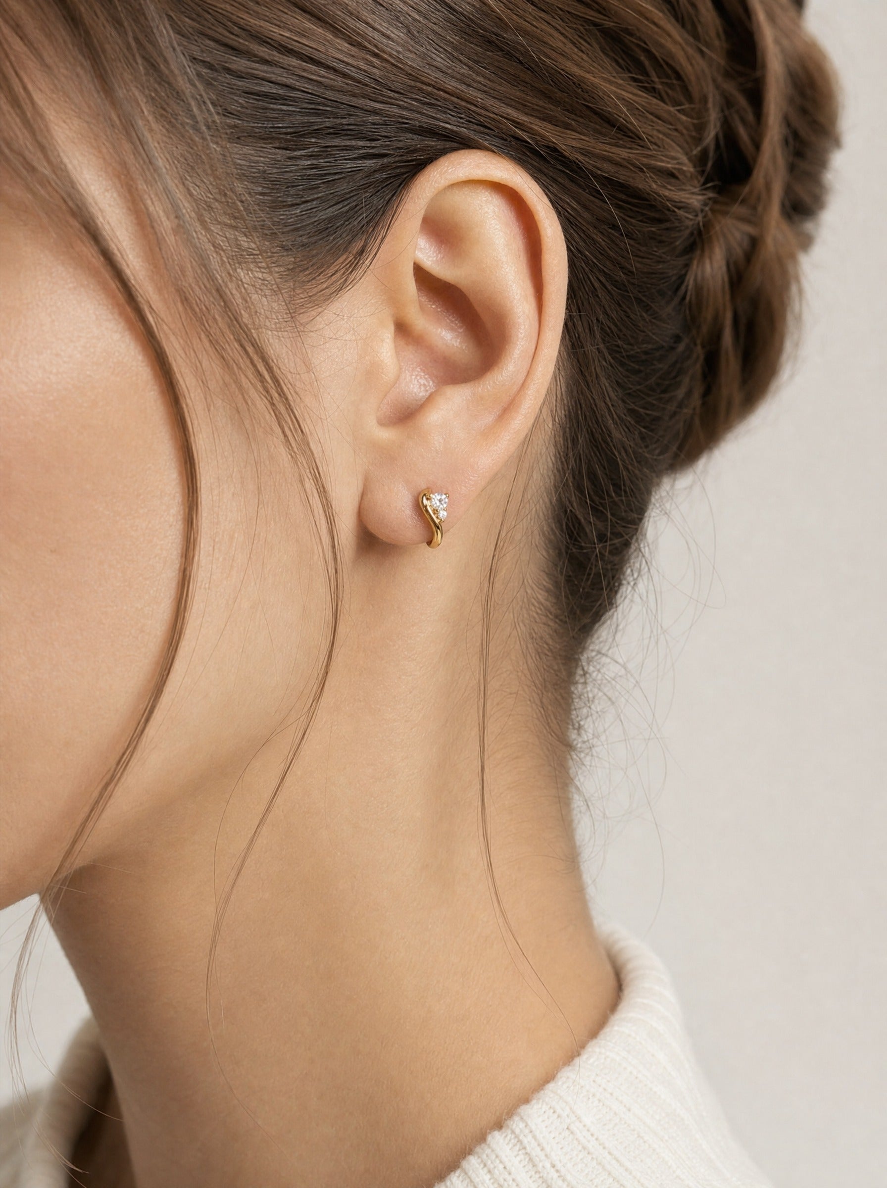 Artisan Diamond Drop Earrings
