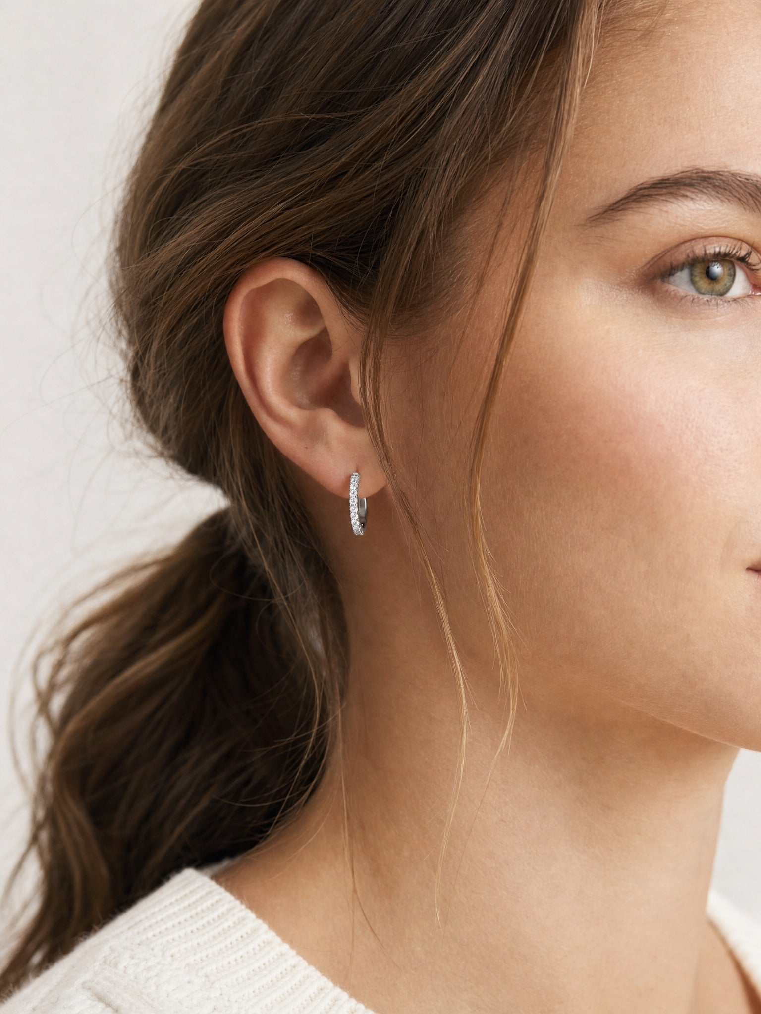 Luminous Diamond Drop Earrings