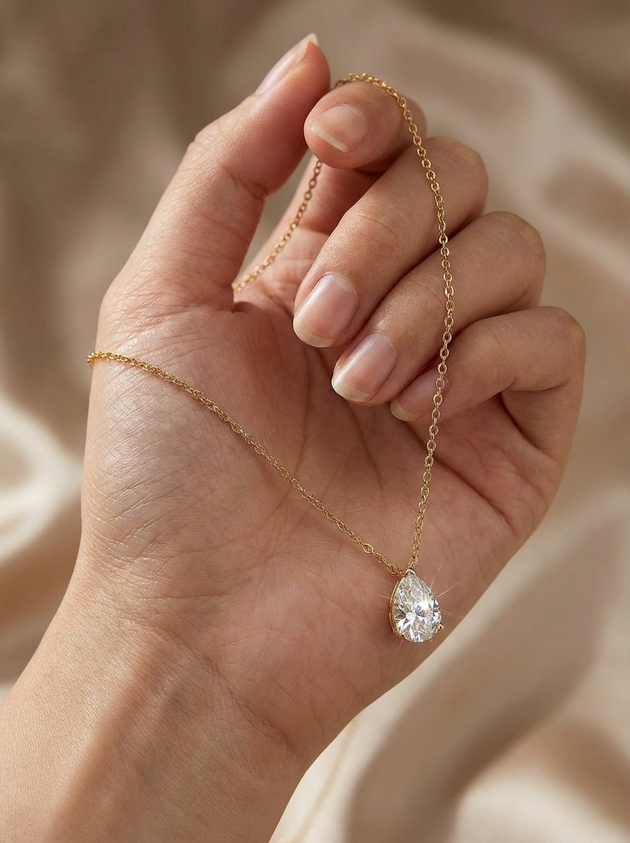 Daily Diamond Pendant Necklace