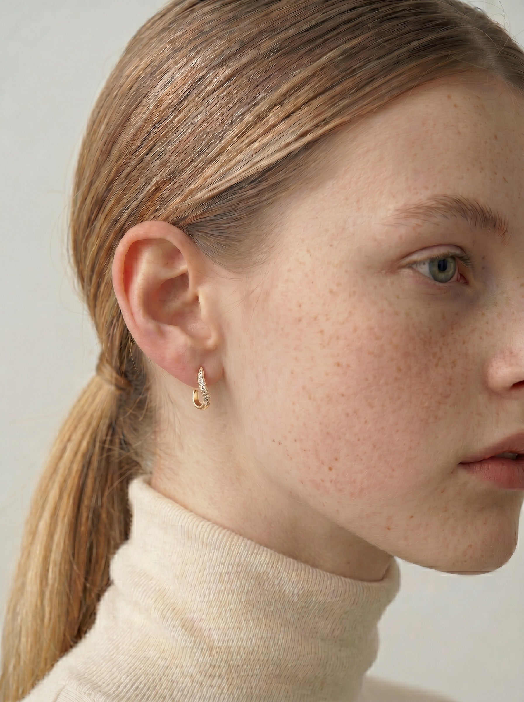 Modern Pave Ear Cuff