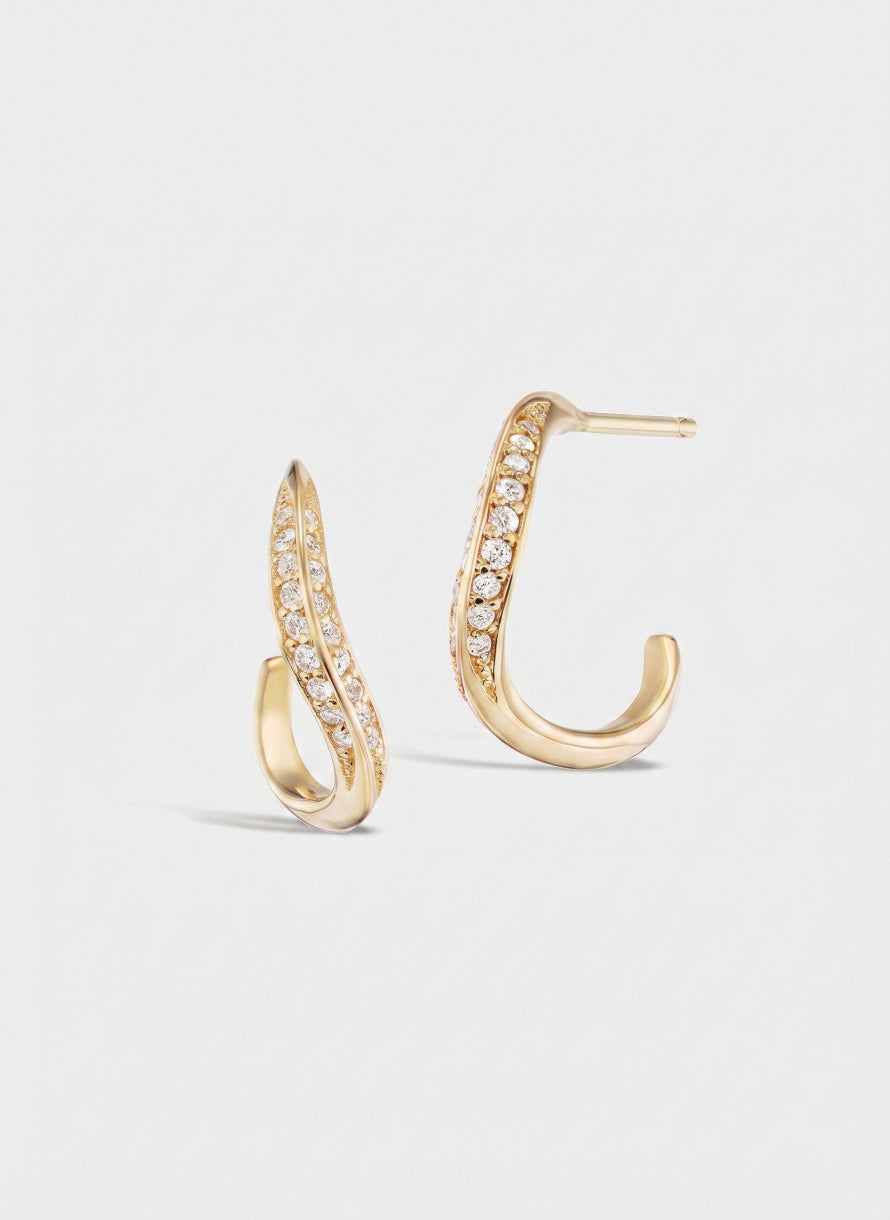 Modern Pave Ear Cuff