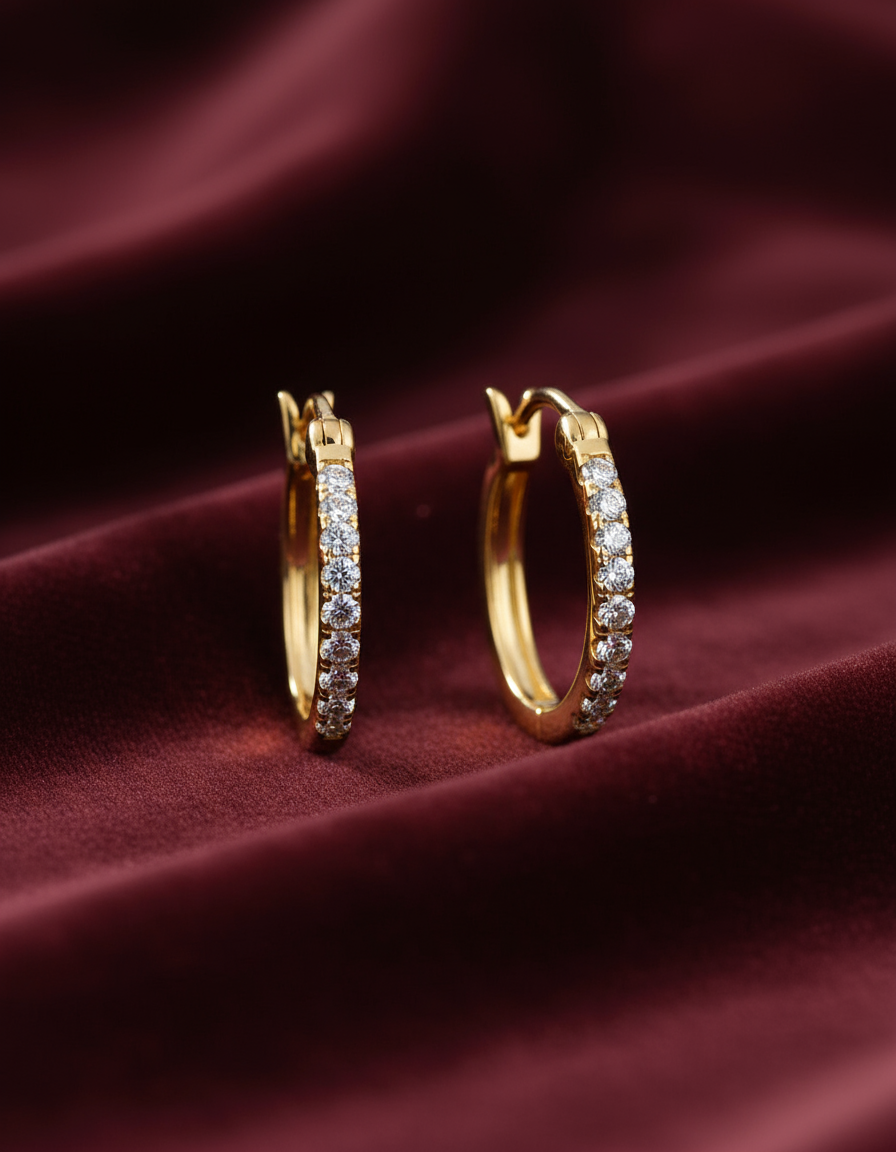 Luminous Moissanite Drop Earrings