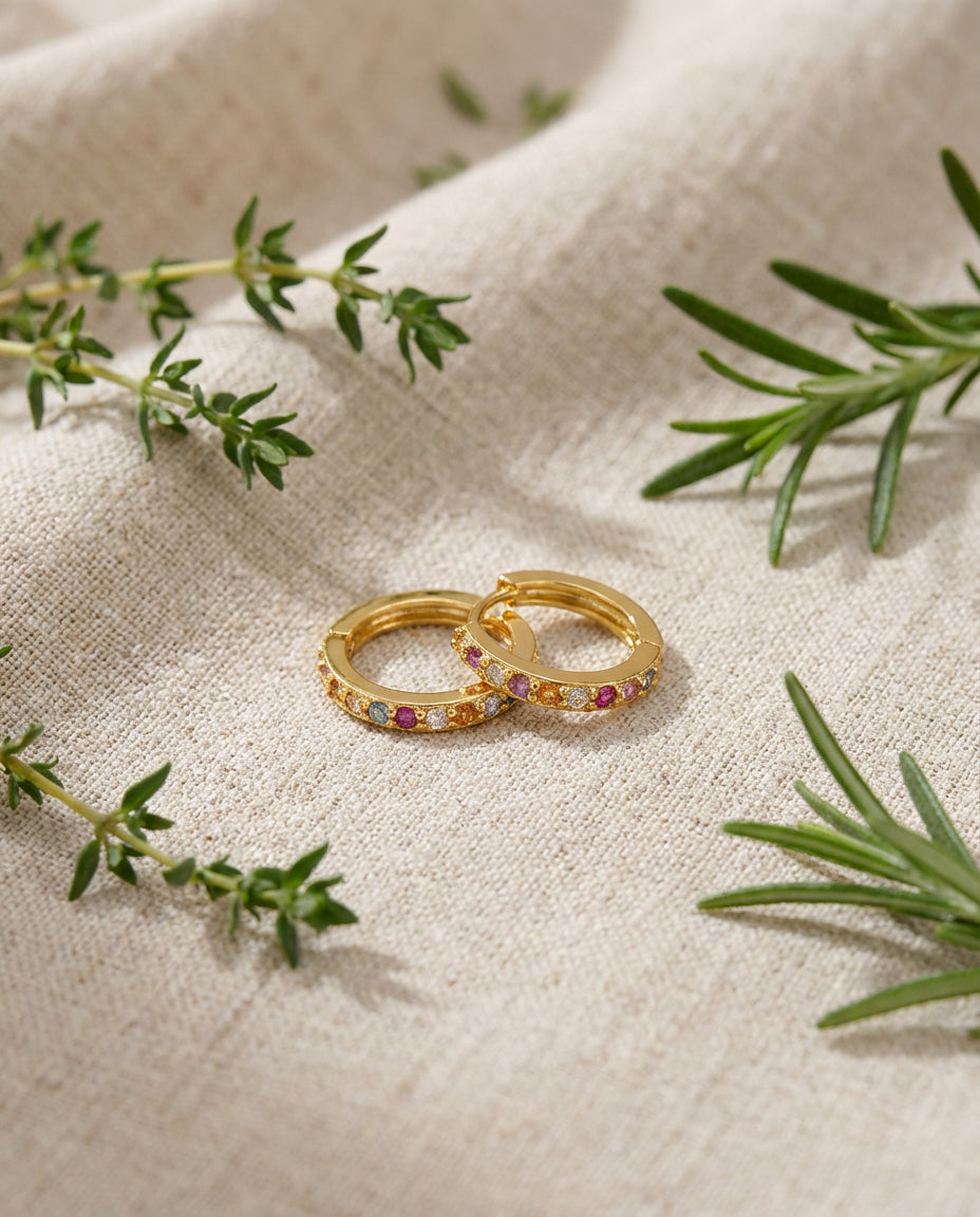 Simple Diamond Stud Earrings