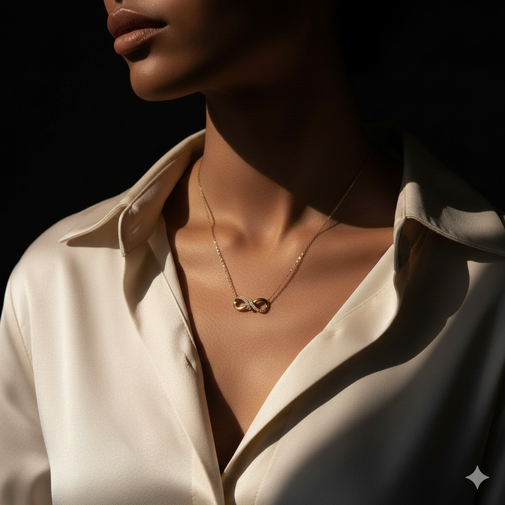 Modern Pave Bar Necklace