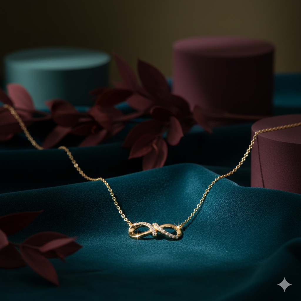 Modern Pave Bar Necklace