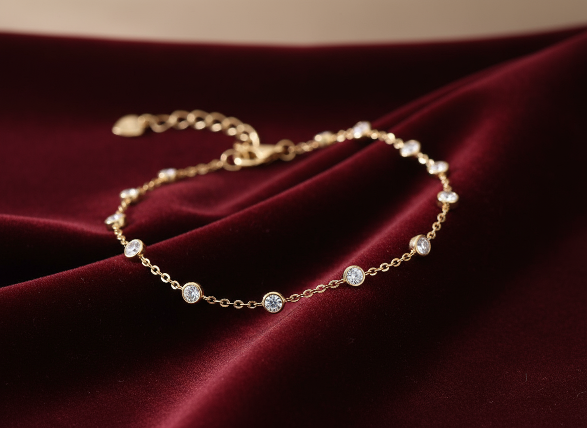 Daily Diamond Station Bracelet
