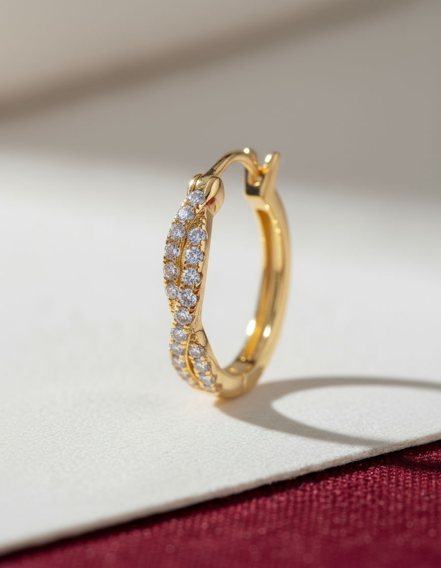Brilliant Diamond Halo Earrings