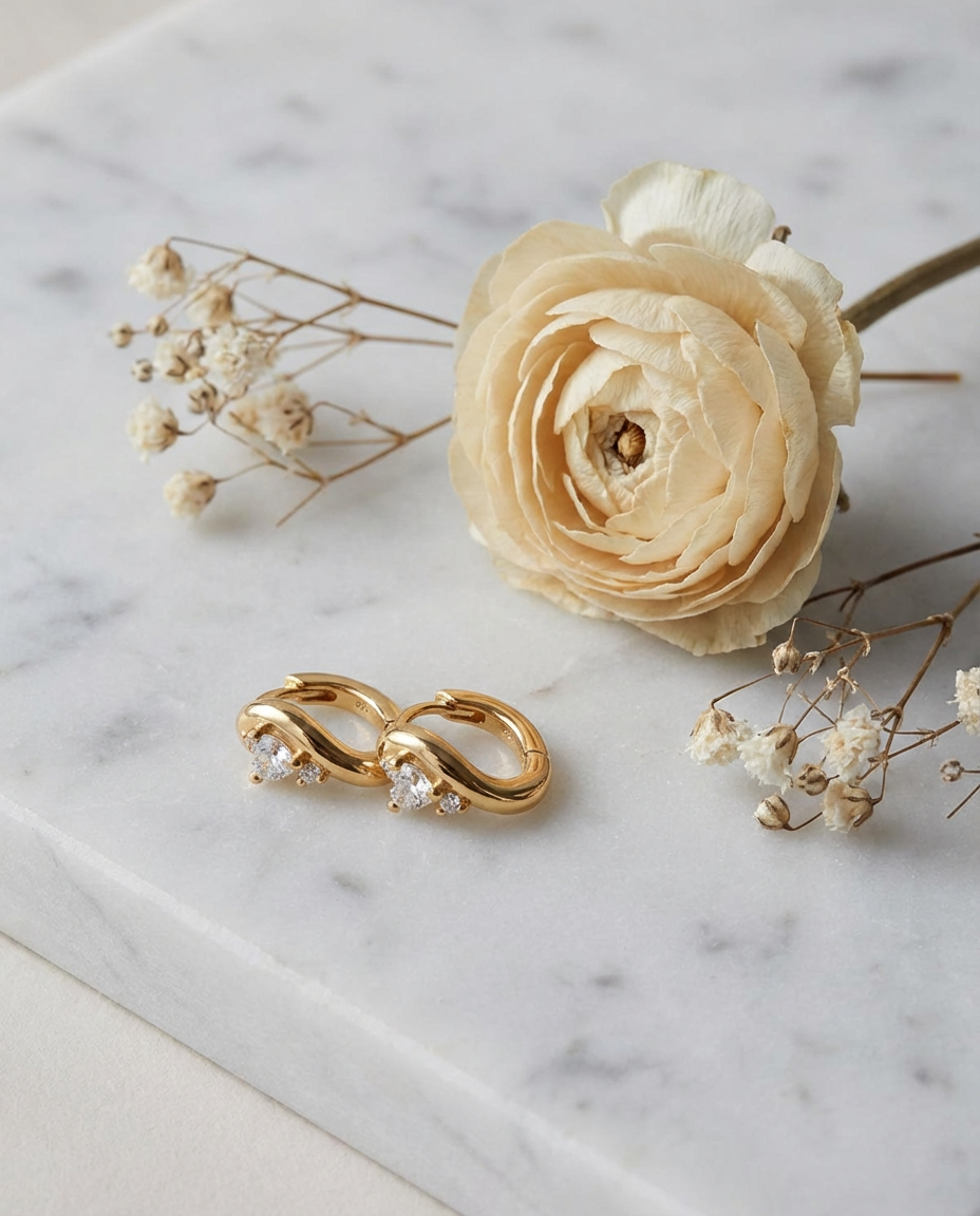 Artisan Diamond Drop Earrings