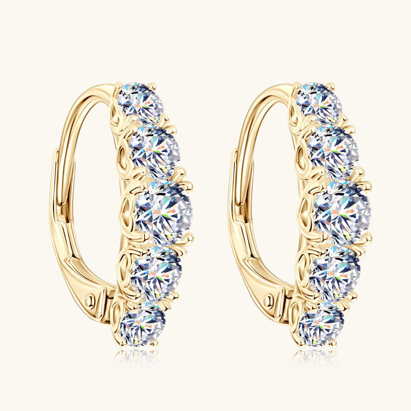 Brilliant Diamond Halo Earrings