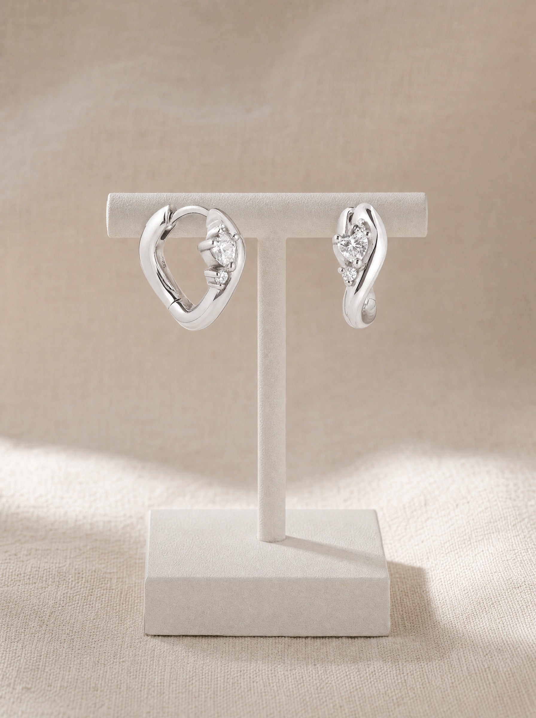 Artisan Diamond Drop Earrings
