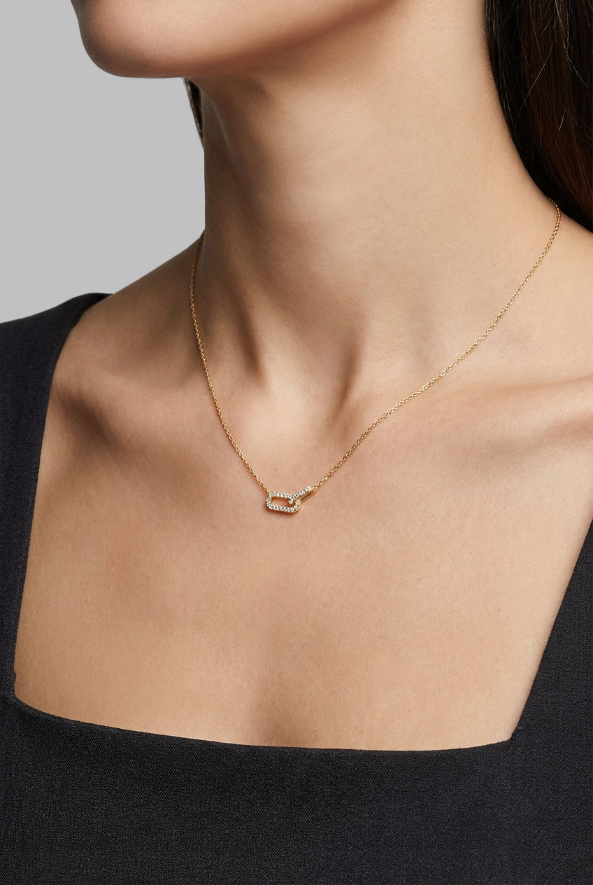 Celestial Pave Pendant Necklace