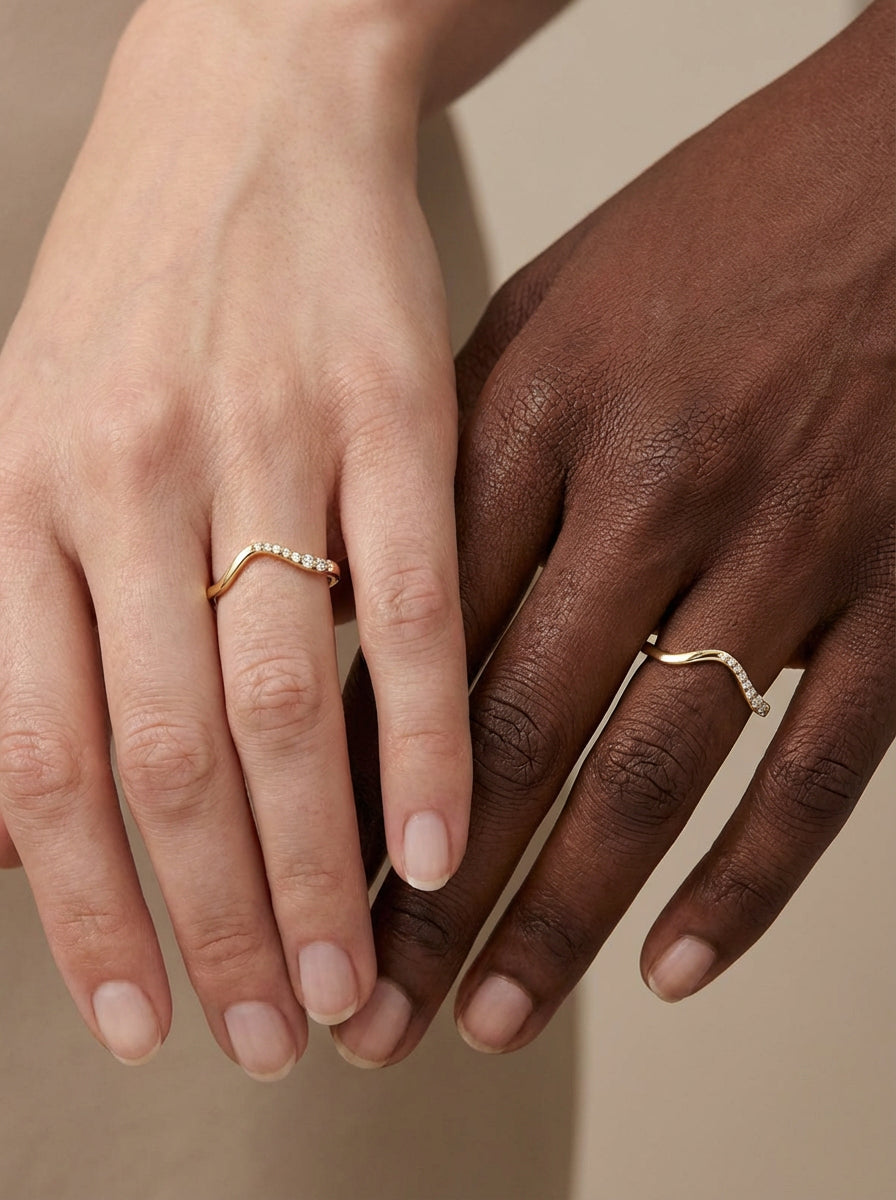Dainty Diamond Band Ring