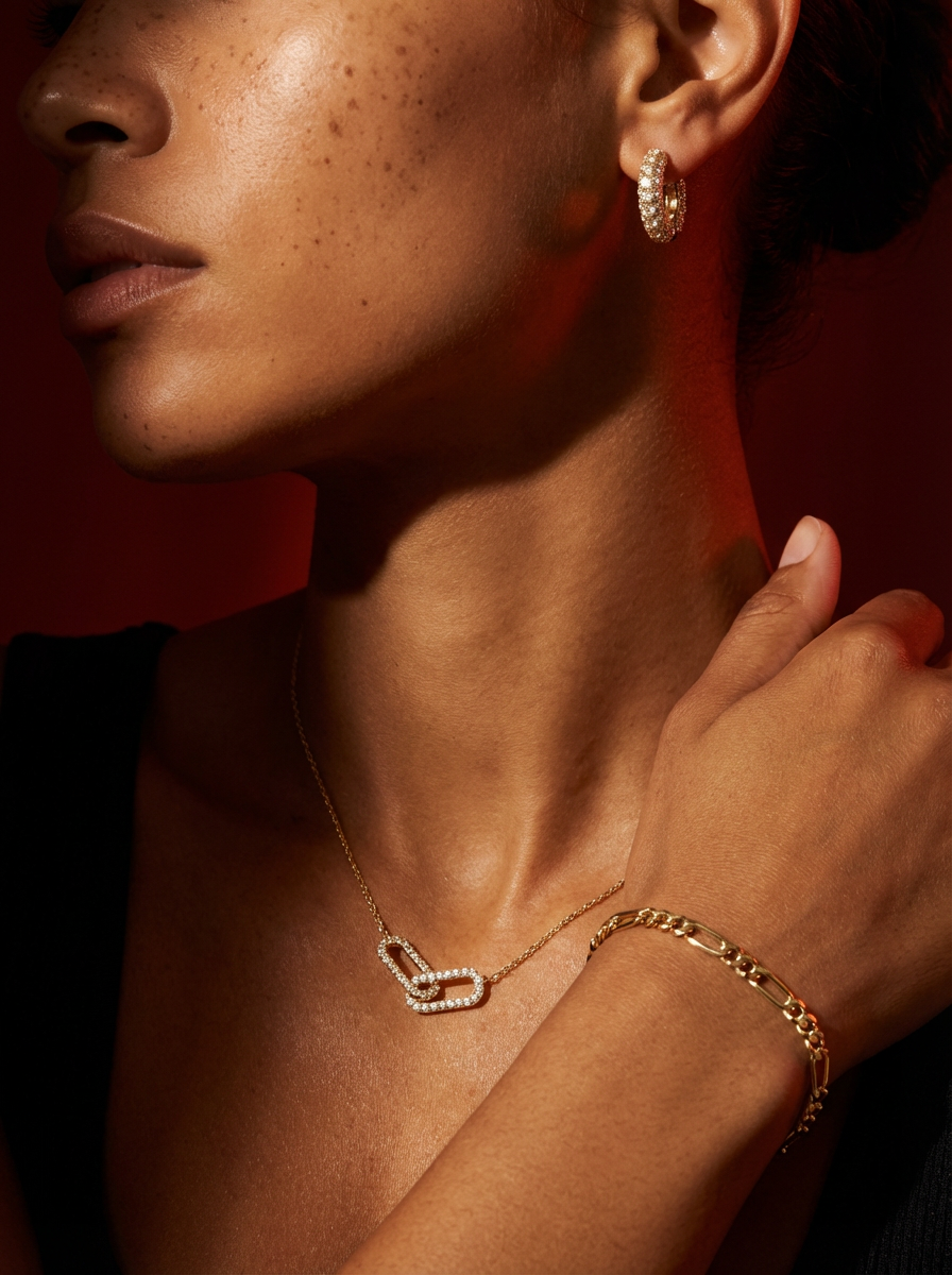 Celestial Pave Pendant Necklace