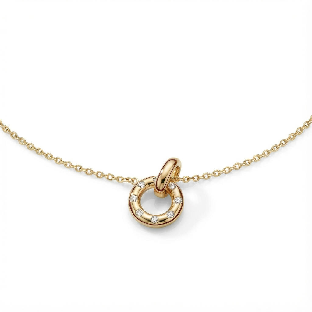 Elegant Diamond Y-Necklace