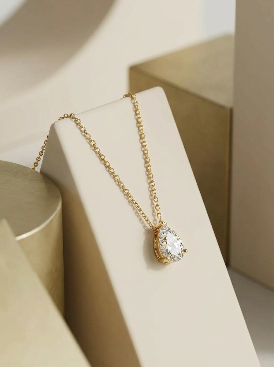 Daily Diamond Pendant Necklace
