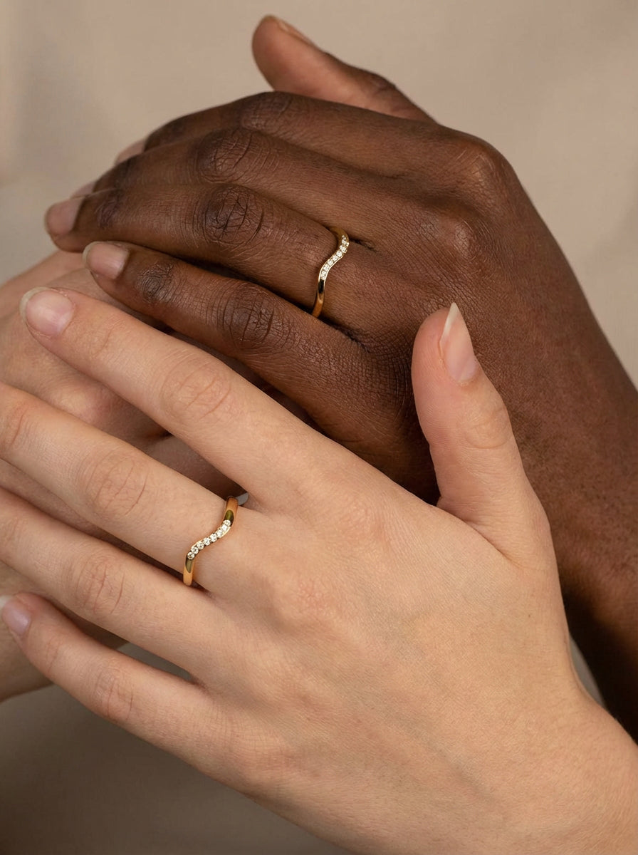 Dainty Diamond Band Ring