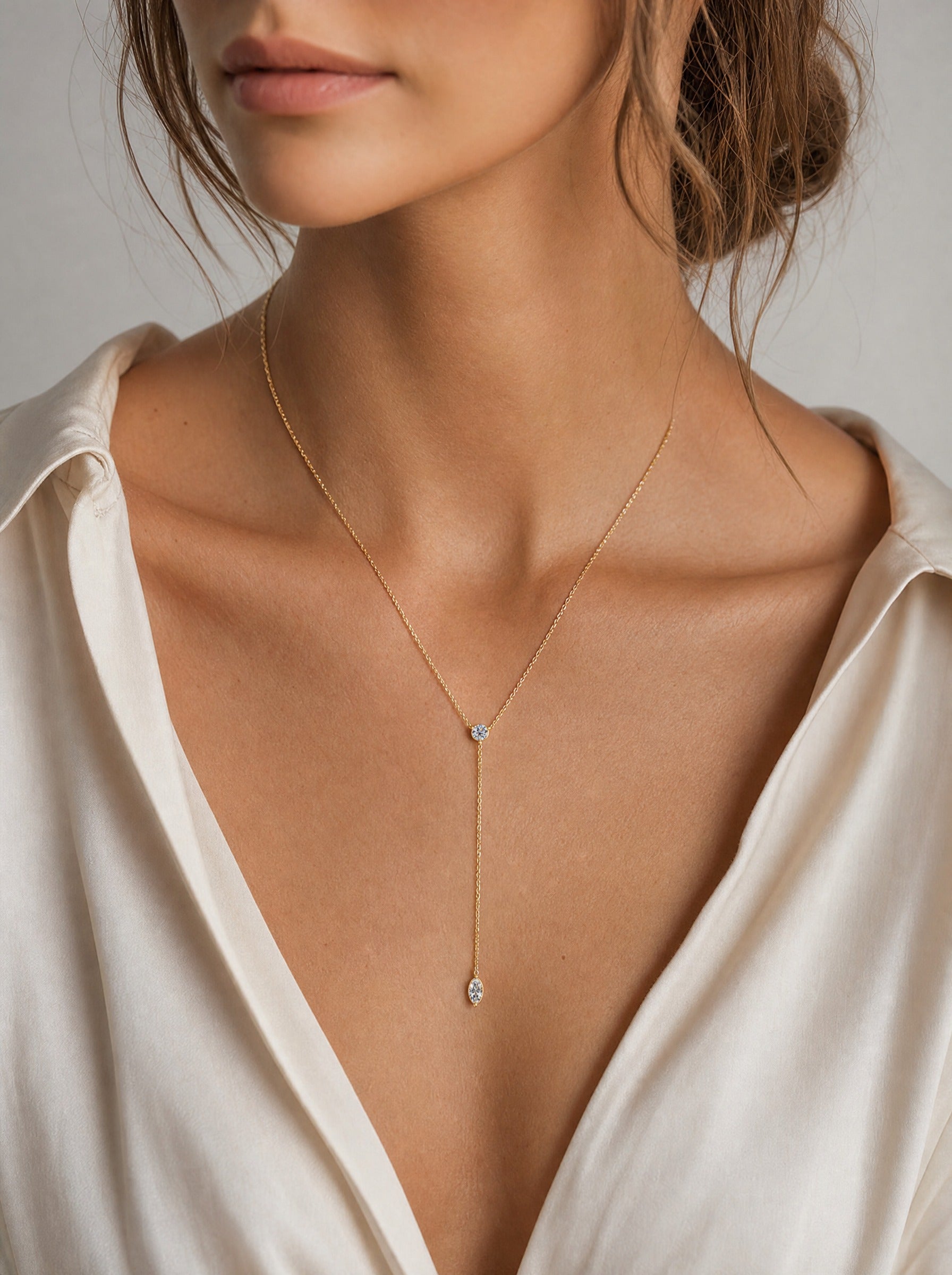 Essential Diamond Solitaire Necklace