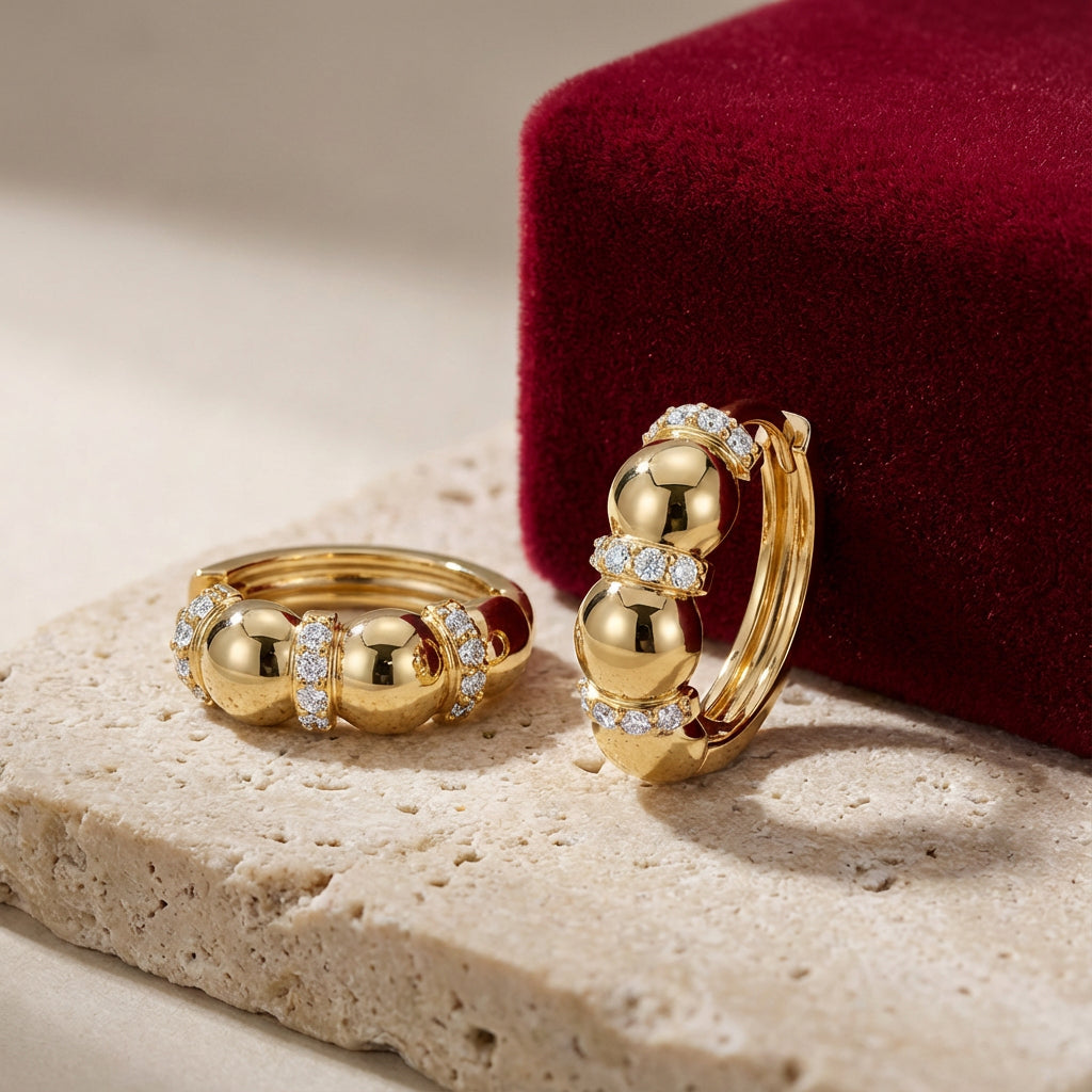 Petite Gemstone Stud Earrings