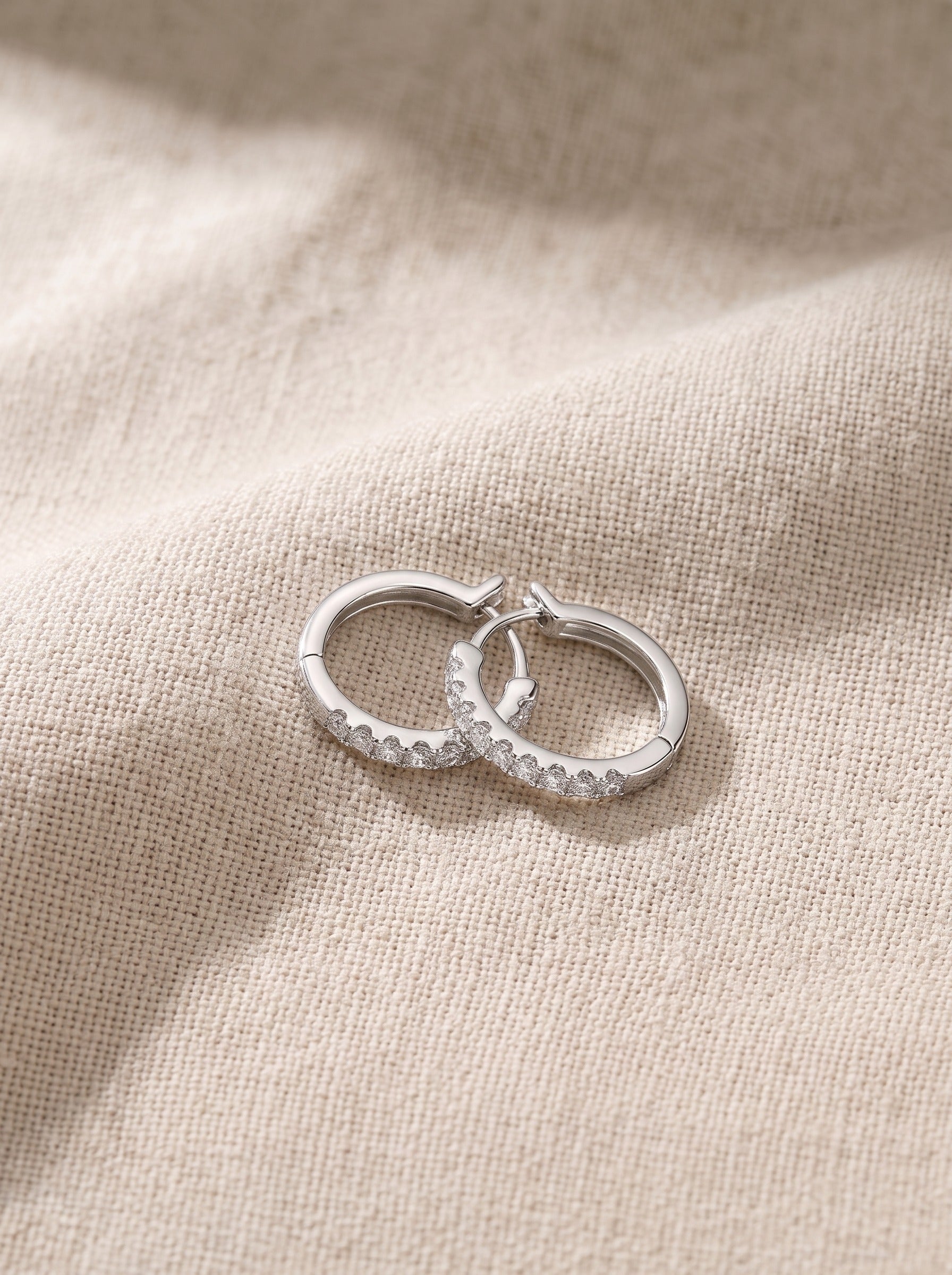 Luminous Diamond Drop Earrings