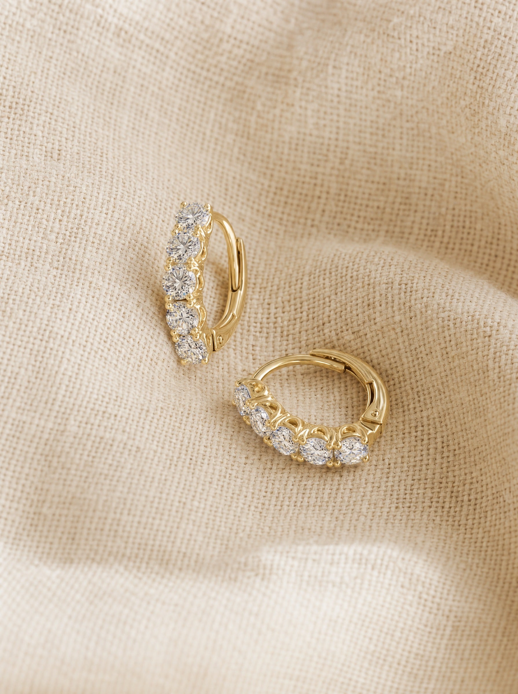 Brilliant Diamond Halo Earrings