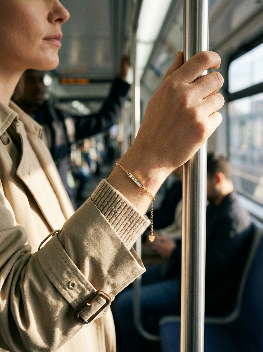 Bold Diamond Texture Bracelet