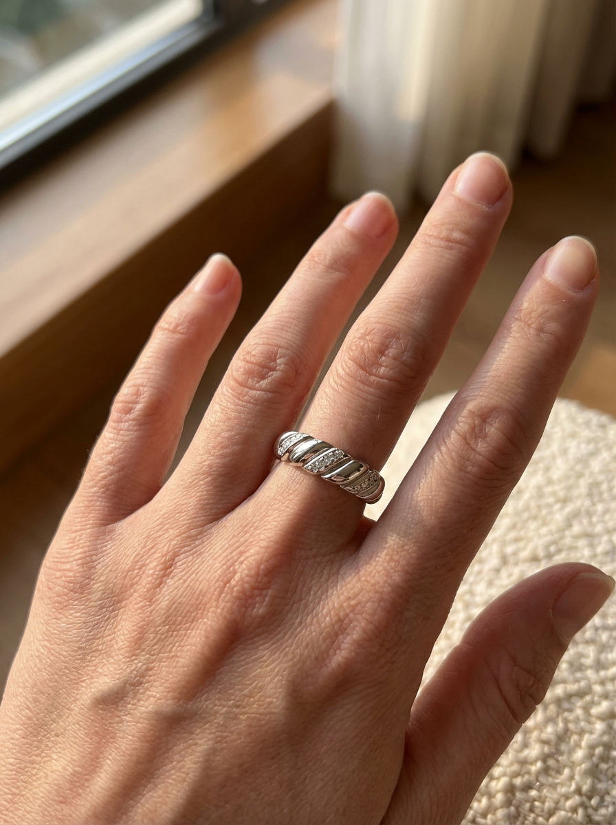 Daily Pave Stacker Ring