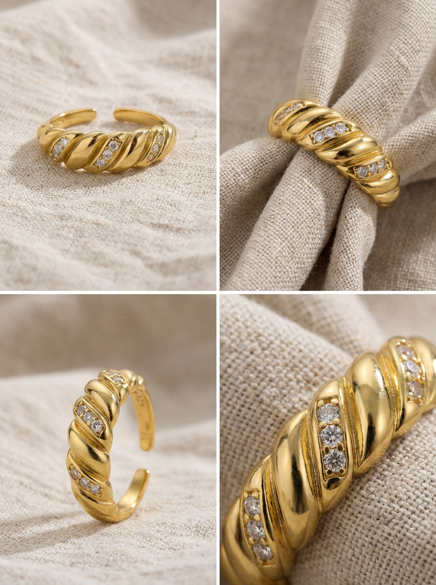 Daily Pave Stacker Ring
