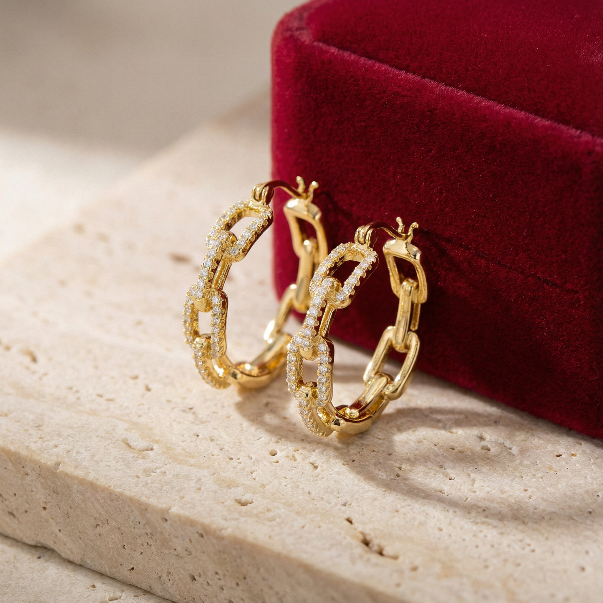 Grand Pave Statement Earrings