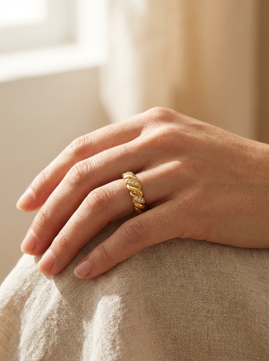 Daily Pave Stacker Ring