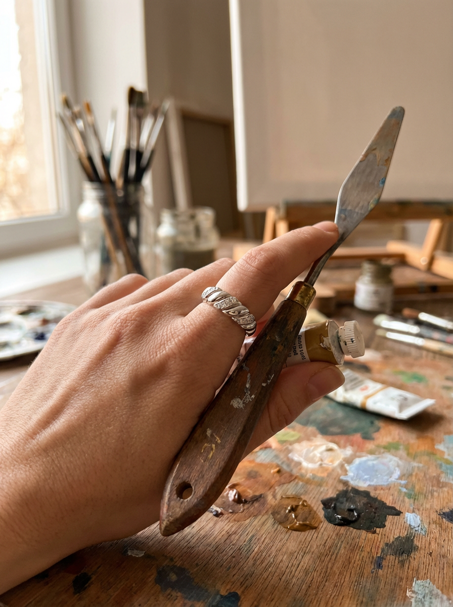 Daily Pave Stacker Ring