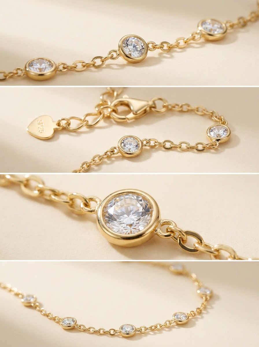 Daily Diamond Station Bracelet