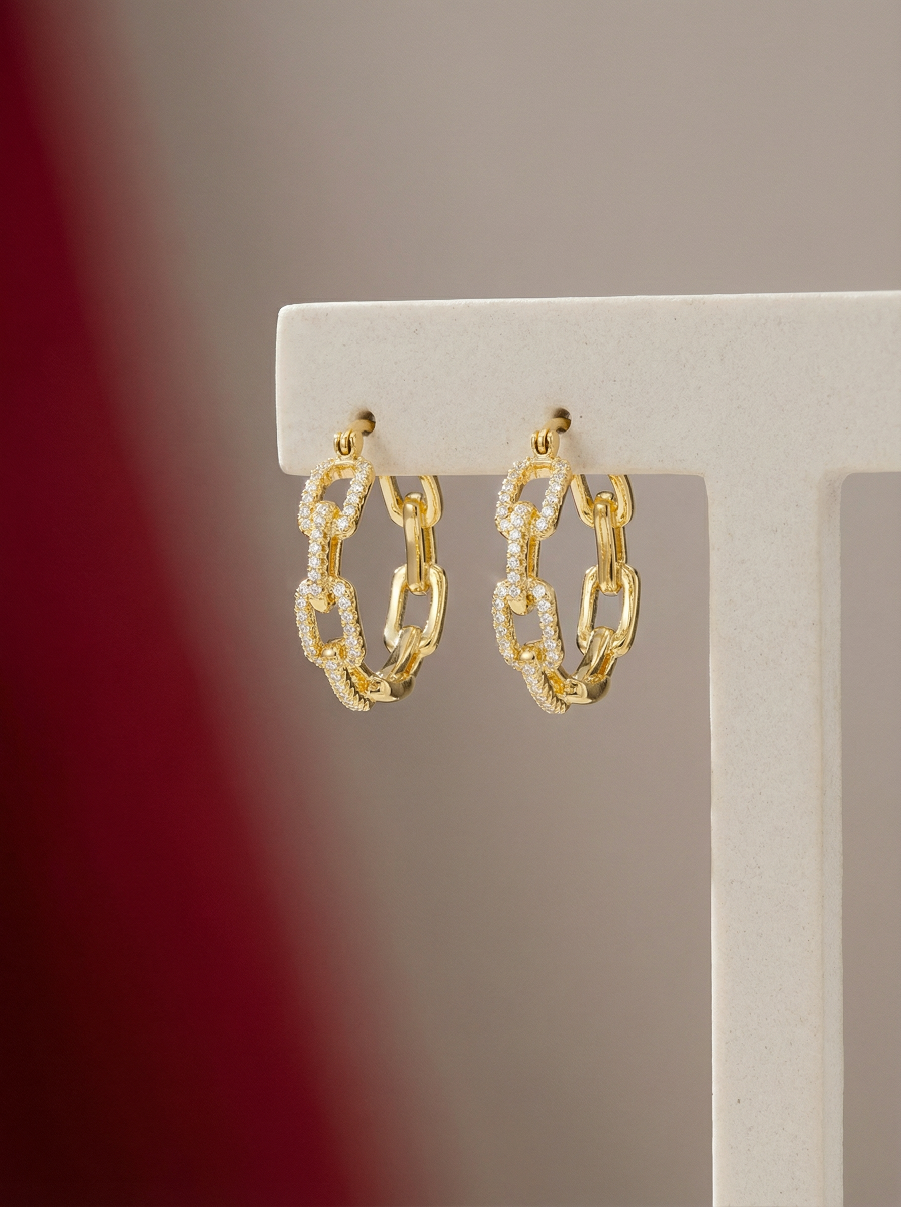 Grand Pave Statement Earrings
